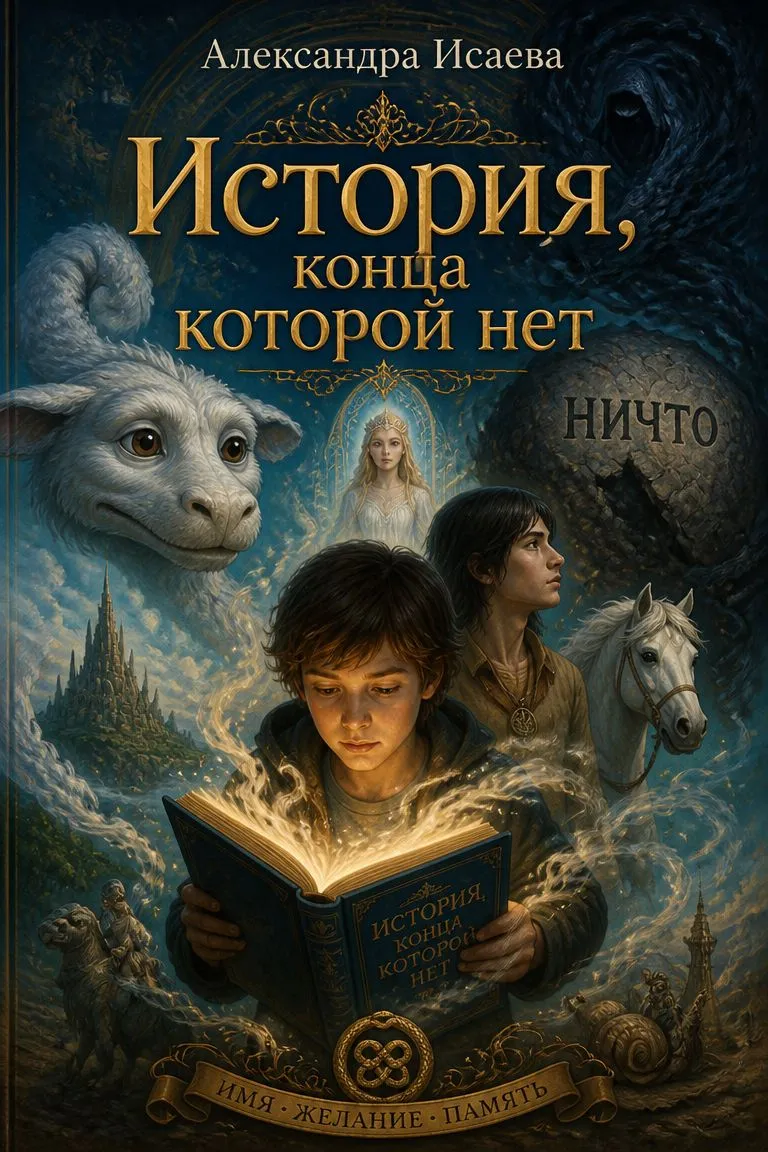 История, конца которой нет — обложка книги