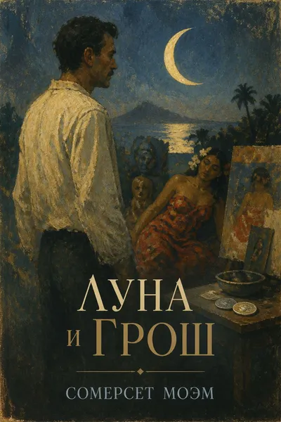 Луна и грош — обложка книги