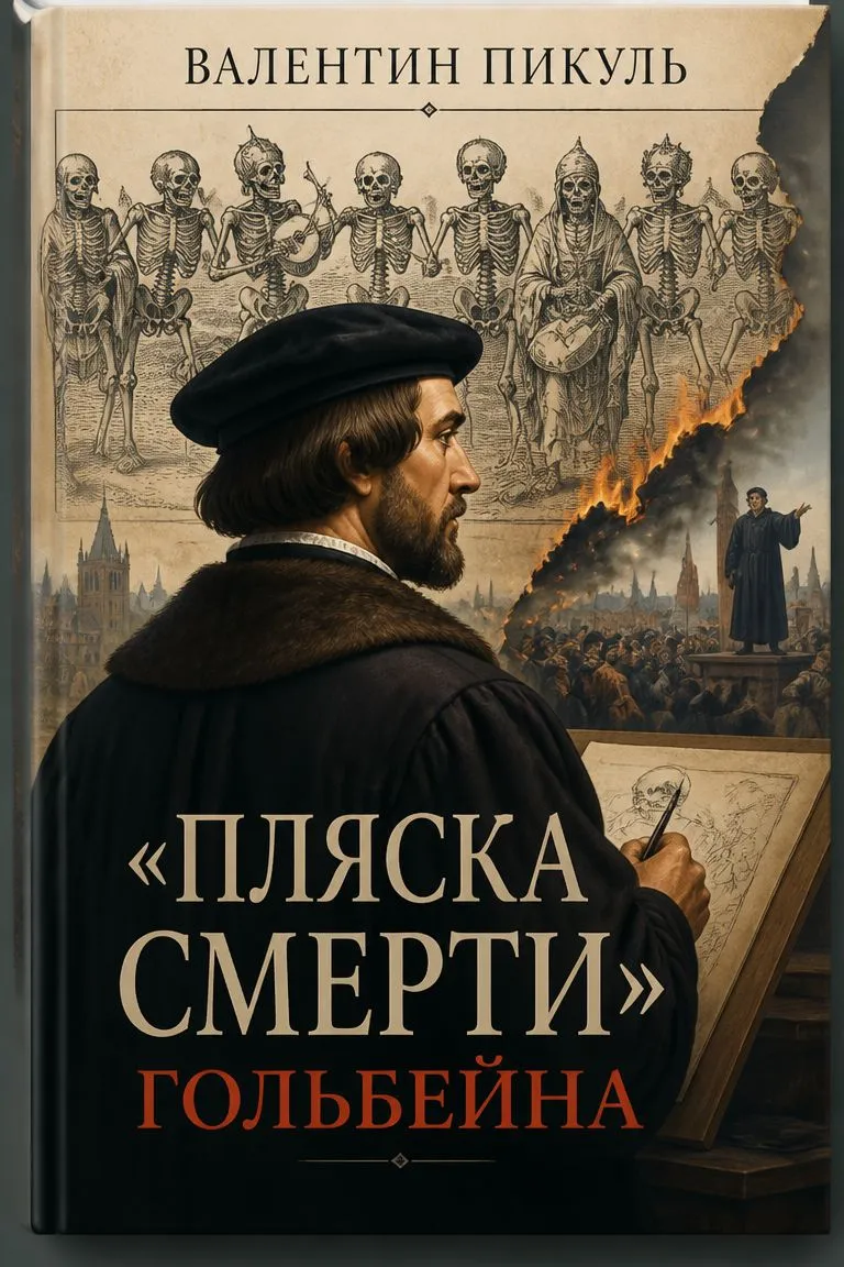 «Пляска смерти» Гольбейна — обложка книги