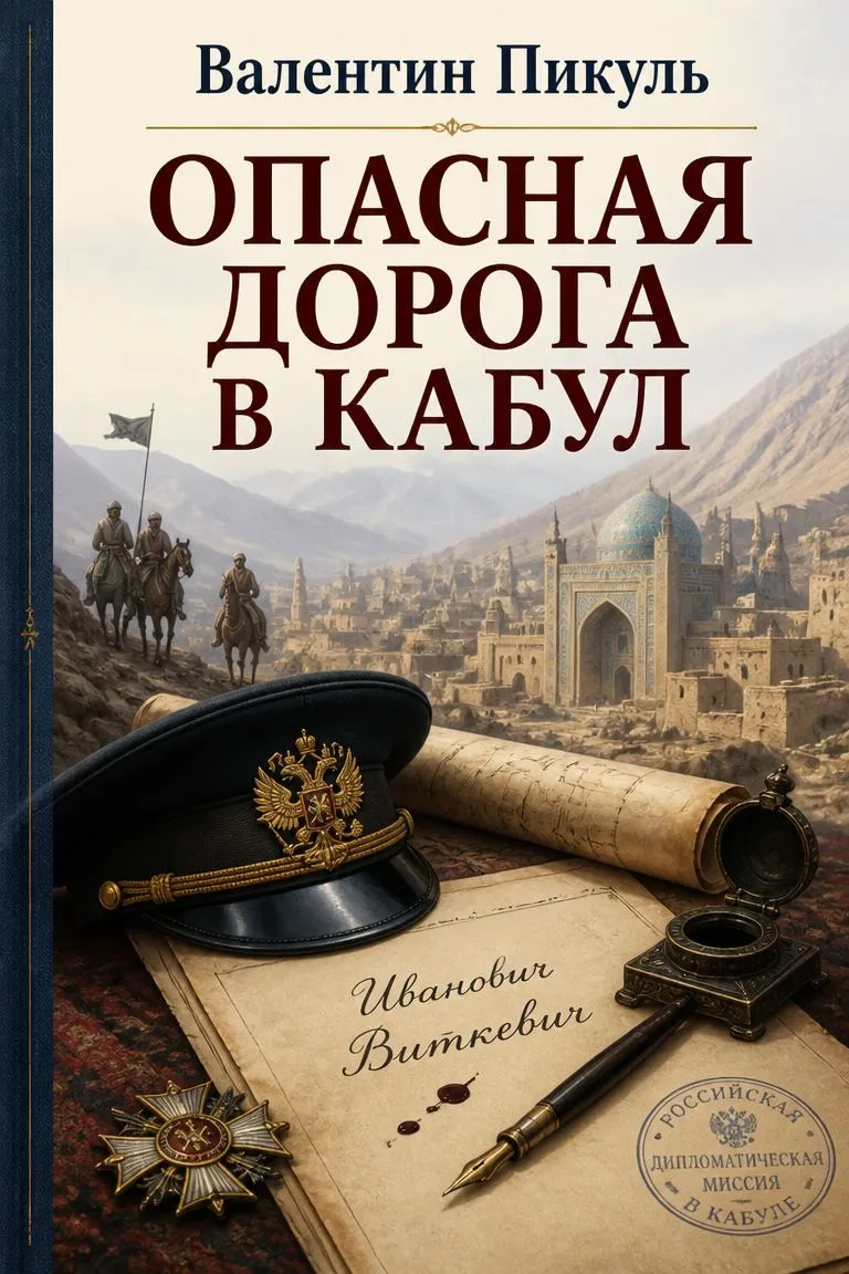 Опасная дорога в Кабул — обложка книги