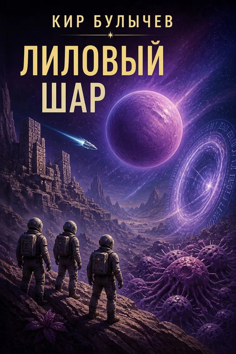 Лиловый шар — обложка книги
