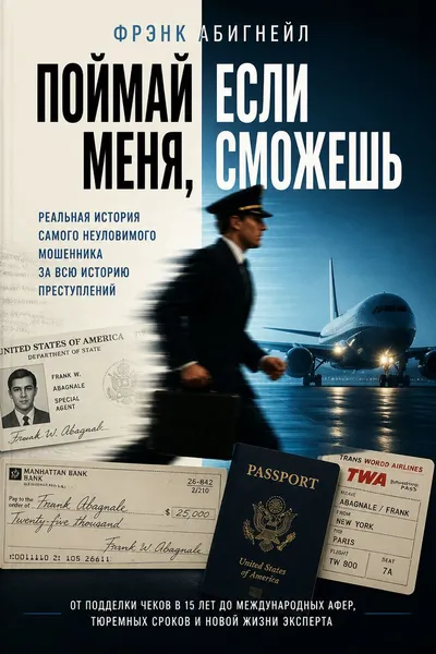 Поймай меня, если сможешь. Реальная история самого неуловимого мошенника за всю историю преступлений — обложка книги