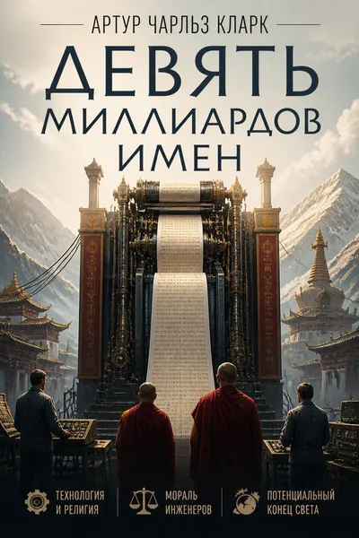 Девять миллиардов имен — обложка книги