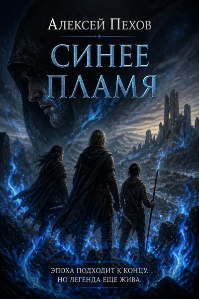 Синее пламя — обложка книги