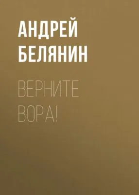 Верните вора! — обложка книги