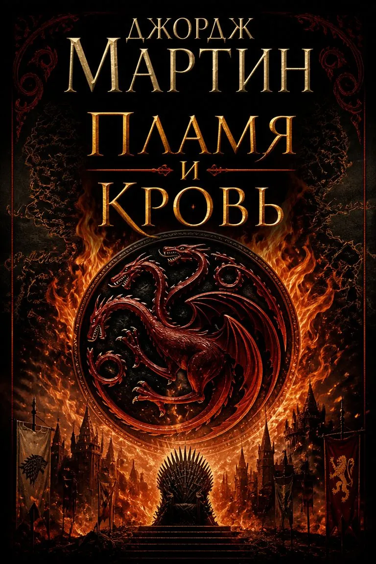 Пламя и кровь — обложка книги