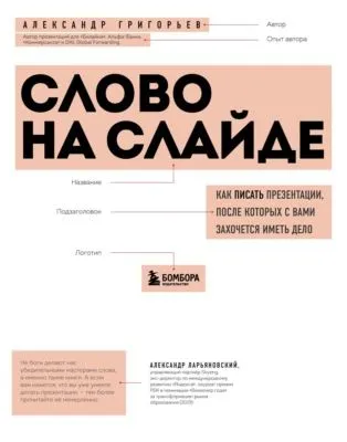 Слово на слайде: как писать презентации, после которых с вами захочется иметь дело — обложка книги
