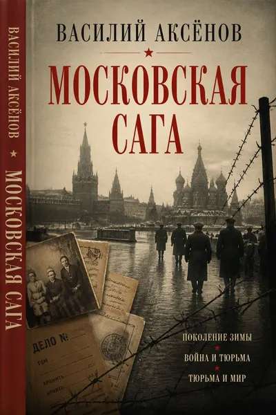 Московская сага — обложка книги