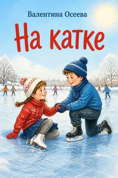 На катке — обложка книги