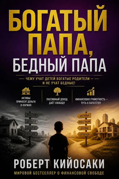Богатый папа, бедный папа — обложка книги