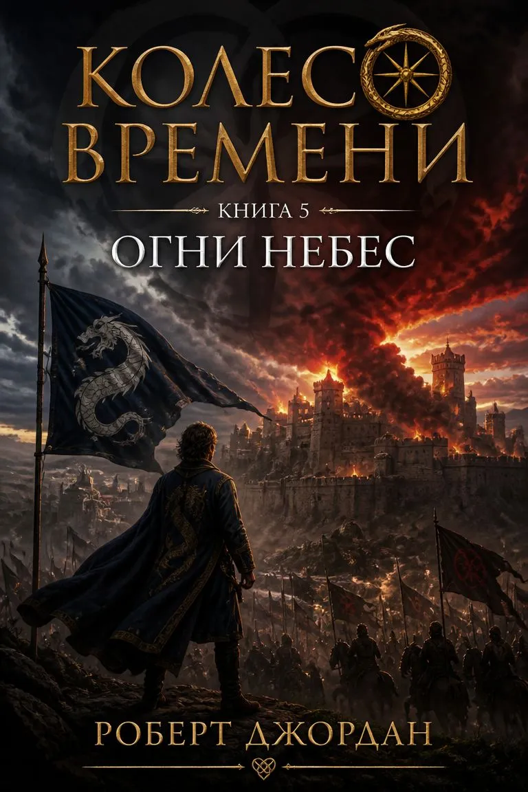 Колесо Времени. Книга 5. Огни небес — обложка книги