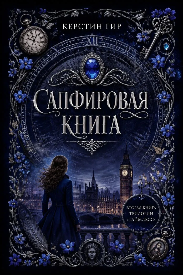 Сапфировая книга — обложка книги