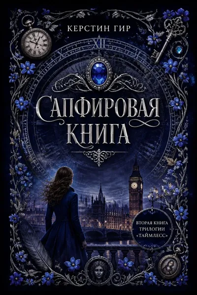 Сапфировая книга — обложка книги