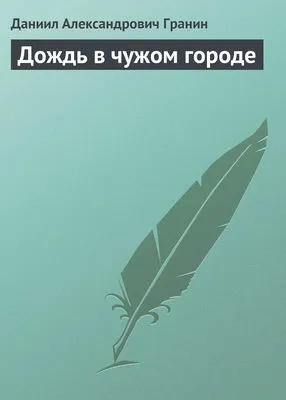 Дождь в чужом городе — обложка книги