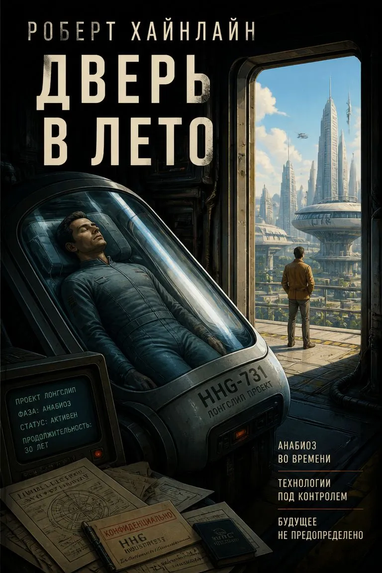 Дверь в Лето — обложка книги
