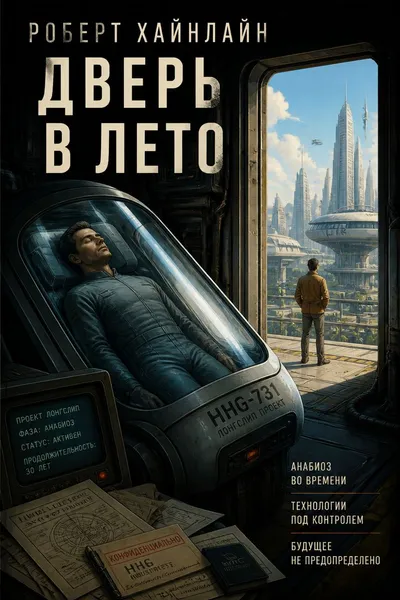 Дверь в Лето — обложка книги