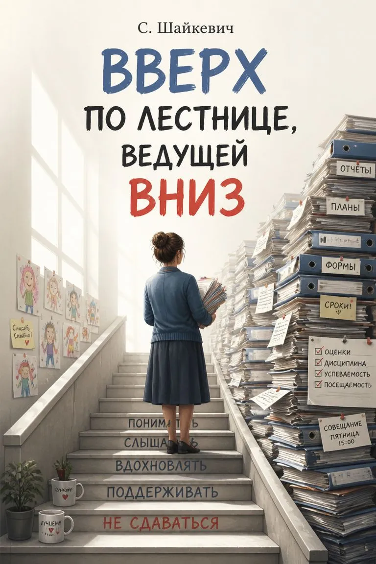 Вверх по лестнице, ведущей вниз — обложка книги