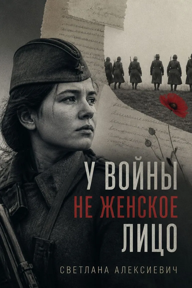 У войны не женское лицо — обложка книги