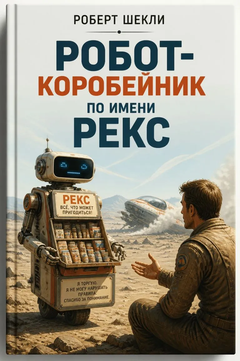 Робот-коробейник по имени Рекс — обложка книги