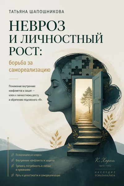 Невроз и личностный рост: борьба за самореализацию — обложка книги
