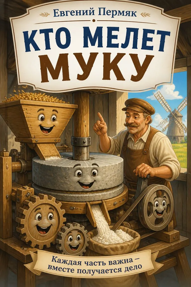 Кто мелет муку — обложка книги