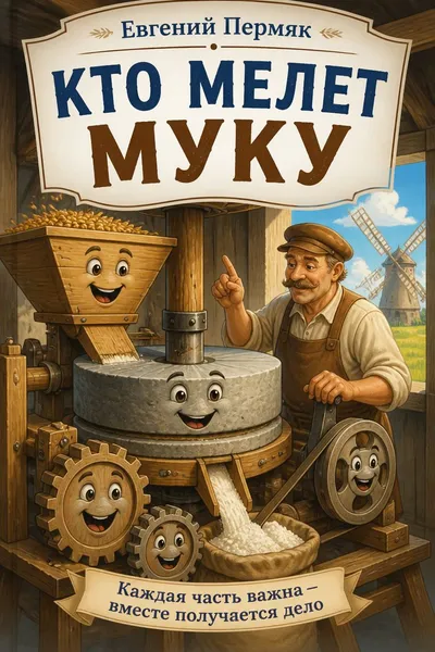 Кто мелет муку — обложка книги