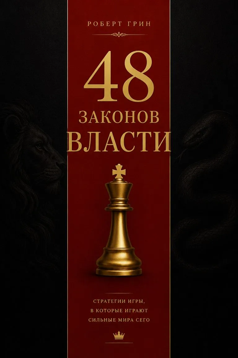 48 законов власти — обложка книги