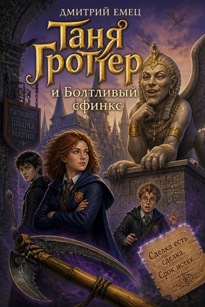 Таня Гроттер и Болтливый сфинкс — обложка книги