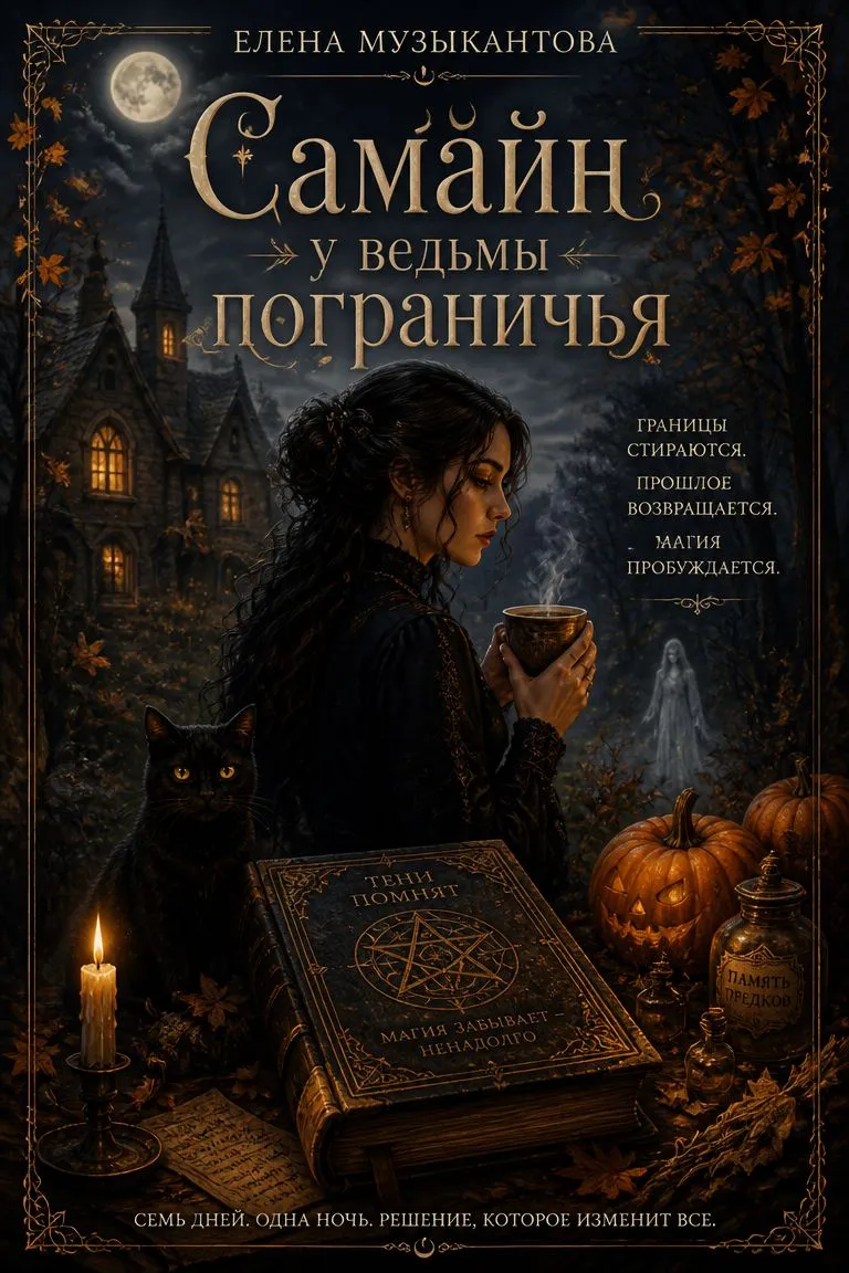 Самайн у ведьмы пограничья — обложка книги
