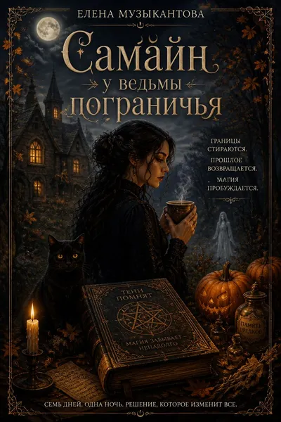 Самайн у ведьмы пограничья — обложка книги