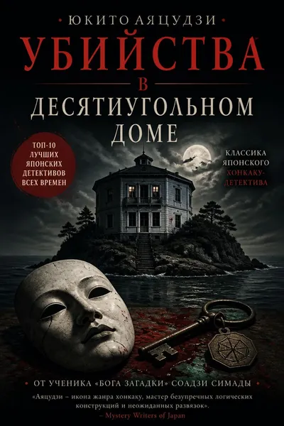 Убийства в десятиугольном доме — обложка книги