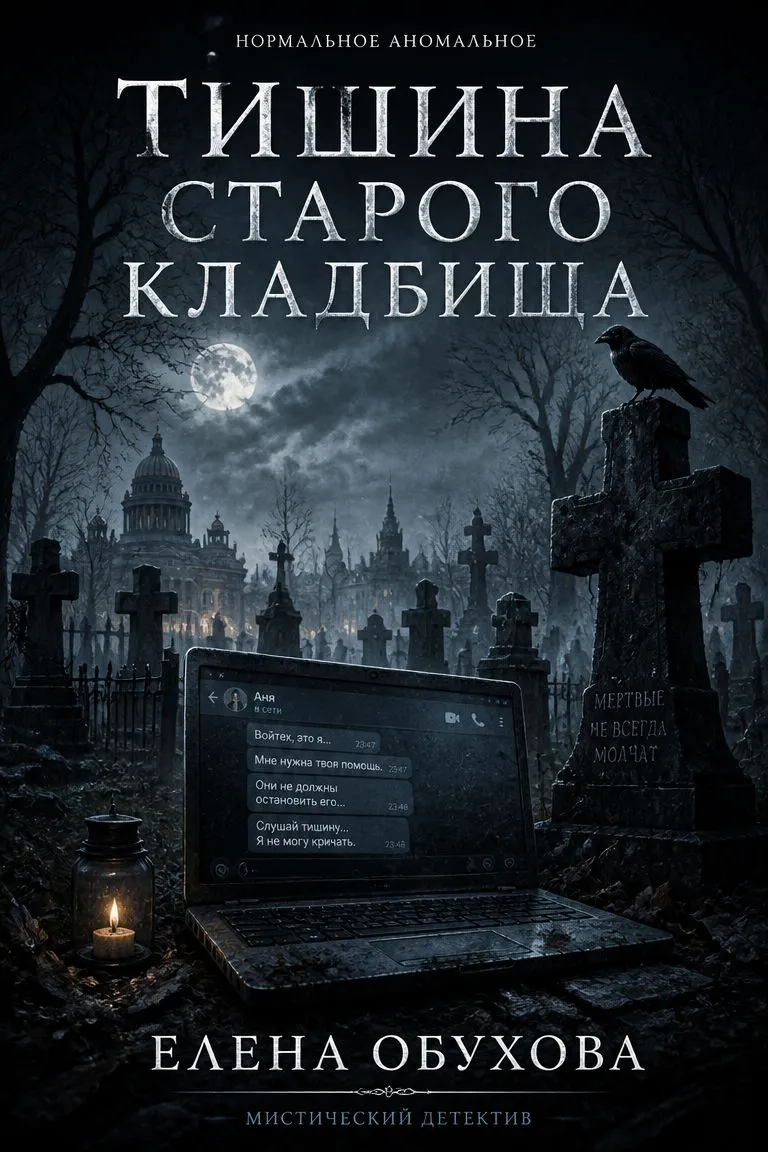 Тишина старого кладбища — обложка книги