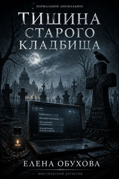 Тишина старого кладбища — обложка книги