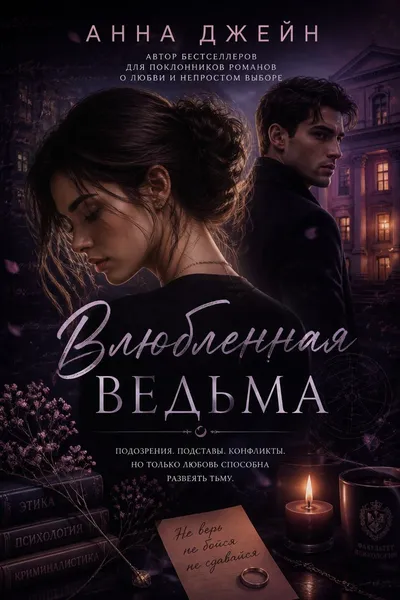 Влюбленная ведьма — обложка книги