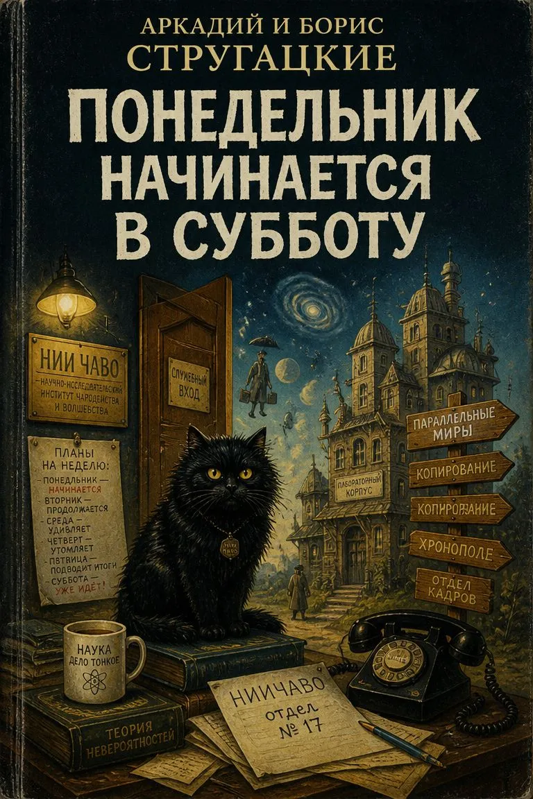 Понедельник начинается в субботу — обложка книги