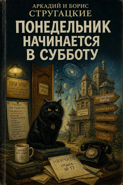 Понедельник начинается в субботу — обложка книги