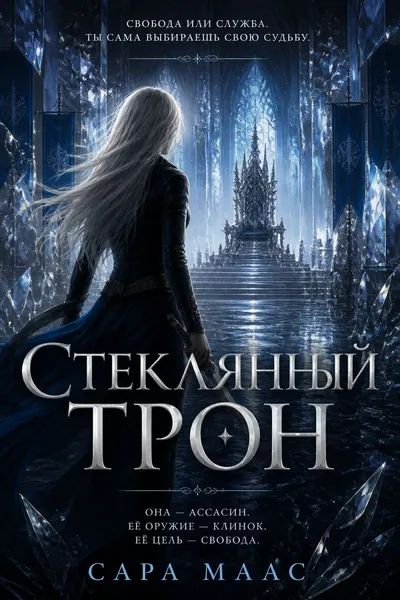 Стеклянный трон — обложка книги