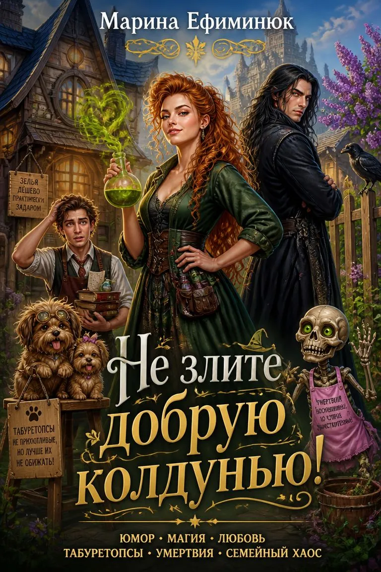 Не злите добрую колдунью! — обложка книги