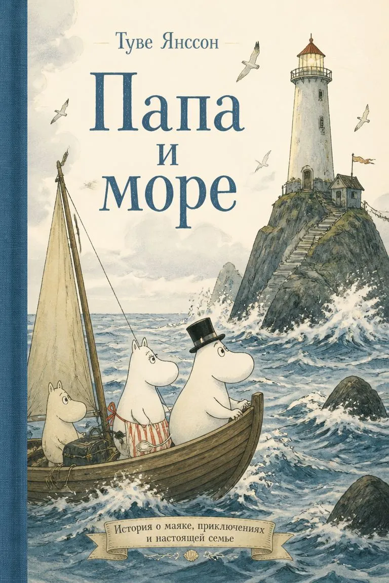 Папа и море — обложка книги