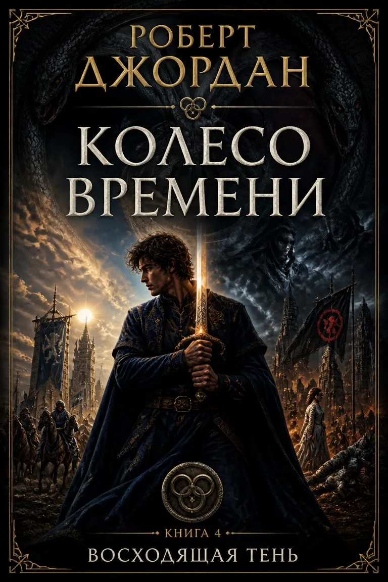 Колесо Времени. Книга 4. Восходящая Тень — обложка книги