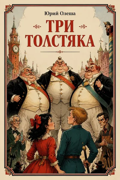 Три толстяка — обложка книги