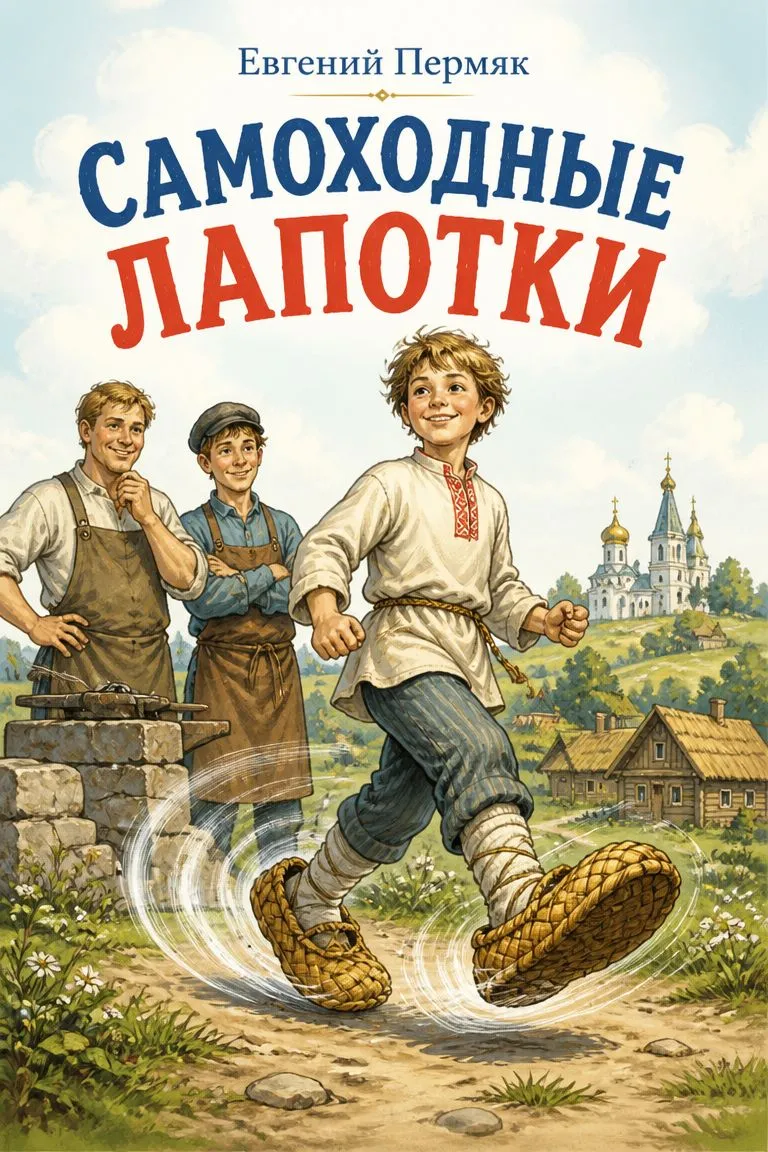 Самоходные лапотки — обложка книги