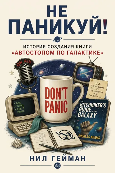 Не паникуй! История создания книги «Автостопом по Галактике» — обложка книги