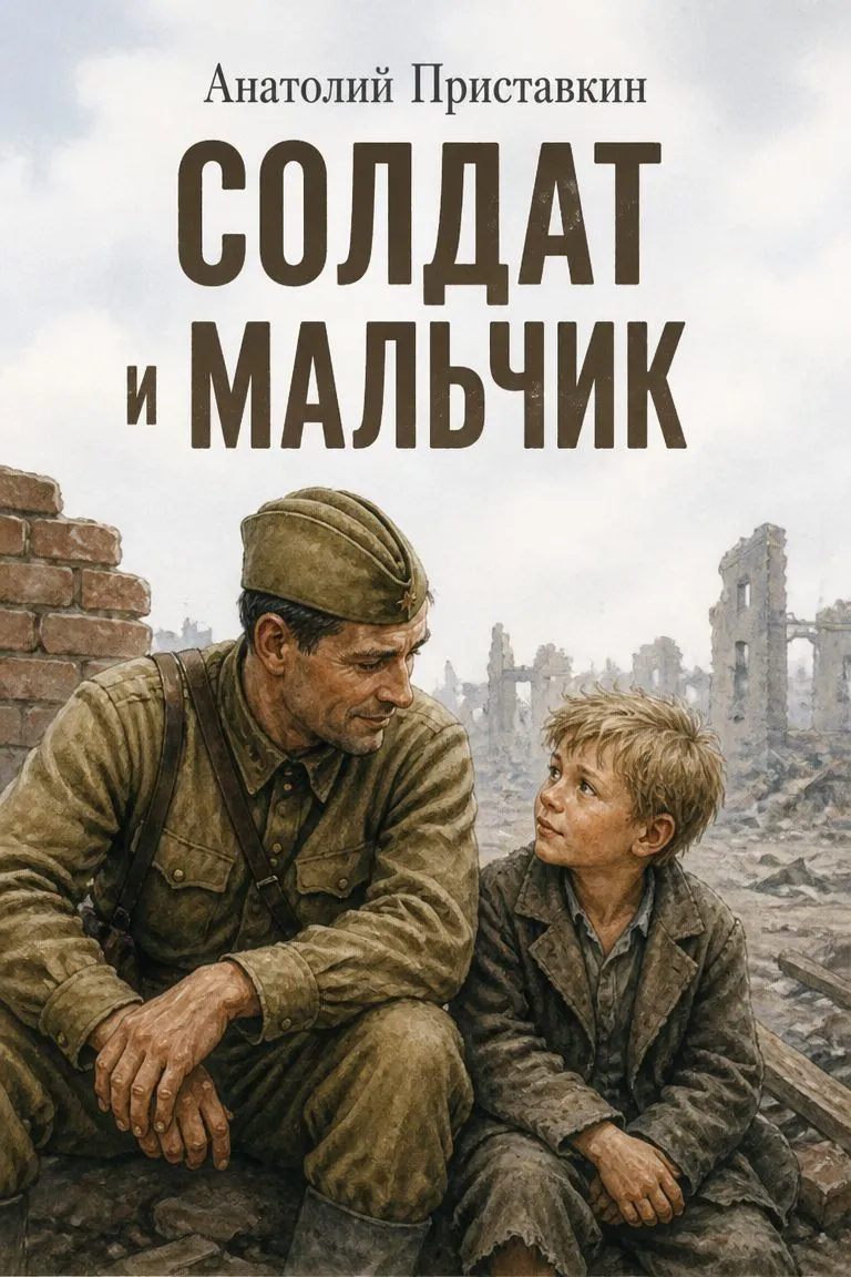 Солдат и мальчик — обложка книги
