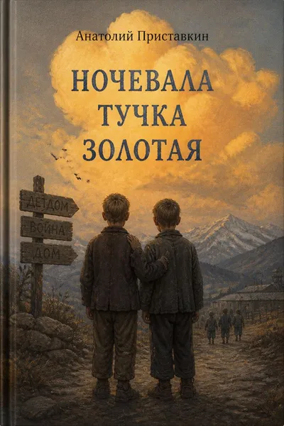 Ночевала тучка золотая — обложка книги