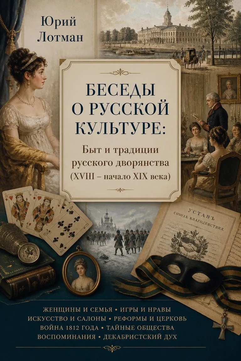 Беседы о русской культуре: Быт и традиции русского дворянства (XVIII – начало XIX века) — обложка книги