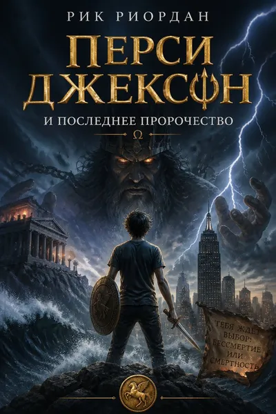 Перси Джексон и последнее пророчество — обложка книги