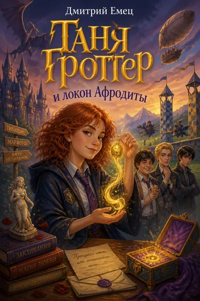 Таня Гроттер и локон Афродиты — обложка книги