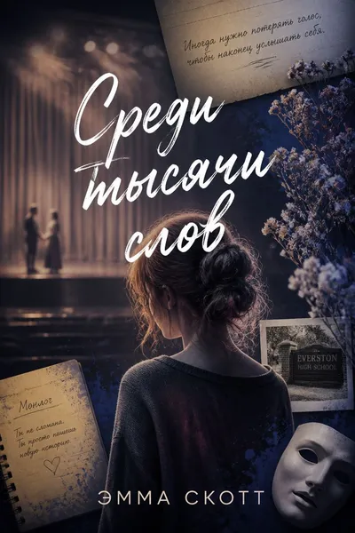 Среди тысячи слов — обложка книги