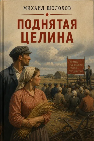 Поднятая целина — обложка книги